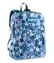 JanSport SuperBreak Backpack (Acapulco Blue Secret Flower)