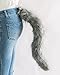 Gray Wolf Tail Plush - Costume Accessories