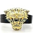 Designer Tiger Face Iced Out Gold Hip Hop Belt Buckle Designer Tiger Face Iced Out Gold Hip Hop Belt Buckle