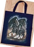 Shirehorse Tasche - Christina Bötzel - Einkaufstasche Tragetasche Stoffbeutel Beutel Bag Pony Reitsport Pferde Pferd Reiten Geschenk Geburtstag T-Shirt