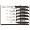 Victorinox Cutlery 6-Piece Paring Set, Black Polypropylene Handles