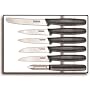 Victorinox Cutlery 6-Piece Paring Set, Black Polypropylene Handles