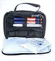 Medport Diabetes Travel Organizer From GMS Holds Two Weeks Supplies/ Will Hold Syringes,vials Pens Secure(well Constructed ,One of the Nicest Diabetic Travel Bags on the Market) a Great Value - Cools for up to 18 Hrs Comes with 2-6 Oz Polar Tech Gel Paks