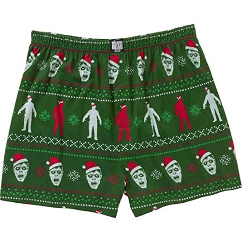 The Walking Dead Mens Christmas Boxer Shorts