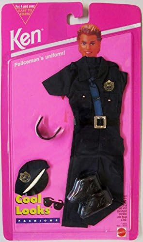 Ken Doll Policeman's Uniform Oufit 1994 Cool Looks