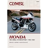 honda 700 1000cc intrceptr 83 85 clymer motorcycle repair series