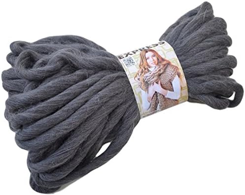 Mondial Express Yarn Super Bulky Chunky Merino Blend 27 Yards 7 Ounces