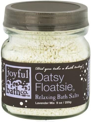 Joyful Bath Oatsy Floatsie Relaxing Bath Salts, Lavender, 9 Ounce