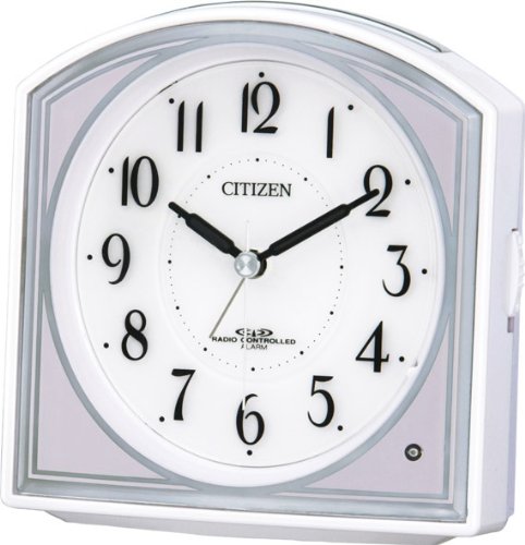 CITIZEN (シチズン) 目覚し時計 電波時計 エピRA08 紫 4RLA08-012 