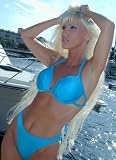 Jax Couture Cabana Collection Turquoise Scalloped Classic Bra Bikini Top