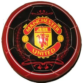 Manchester United Black/Red Branch Soccer Ball