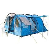 Skandika Tunnelzelt Torino 4, blau, 9220090