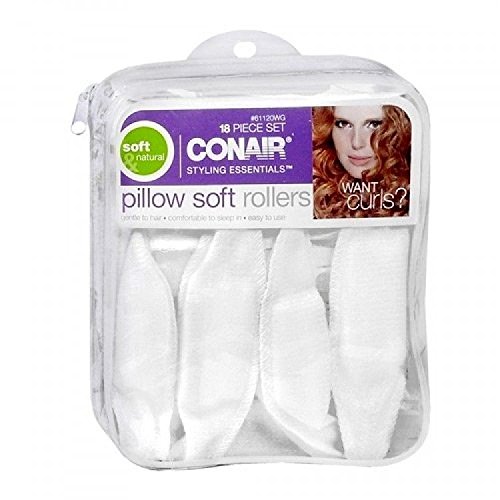 Conair Styling Essentials Pillow Soft Rollers / Curlers 18 Ct New