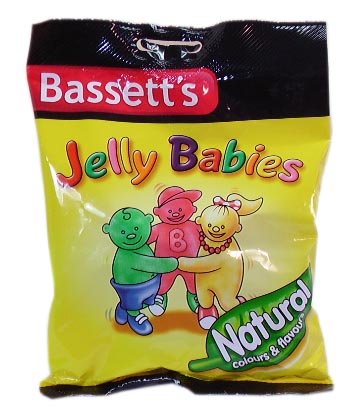 Bassetts Jelly Babies 215gr (7.6oz) Bag by Bassetts