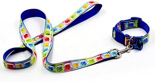 Christmas Holiday Pet Collars, Moments of Excitement Chritmas Hats Designer Dog Collar with Bell