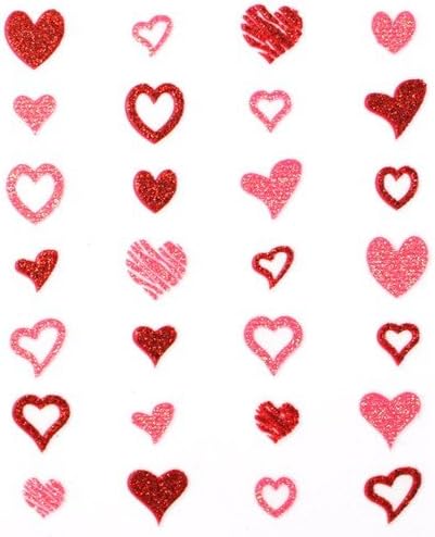 Nail Sticker / Nail Art - Glitter Collection - Hearts