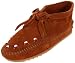 Minnetonka Beaded Moccasin (Toddler/Little Kid/Big Kid),Brown,3 M US Little Kid
