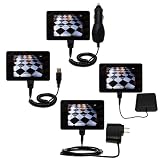Road Warrior Kit for the iRiver Clix includes a Car & Wall Charger AND USB cable AND Battery Extender - Gomadic Brand w/ TipExchange Technology