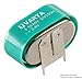 VARTA 55711602059 Rechargeable Battery, Robust 85, Nickel Metal Hydride, 110 mAh, 2.4 V, Button Cell, PCB Pins (1 piece)