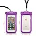 DandyCase Slim Waterproof Case for Apple iPhone 5S / 5 / 5C & Apple iPod Touch 5 (Will NOT fit Other Smartphones) - IPX8 Certified to 100 Feet [Retail Packaging (Purple)
