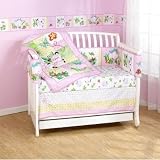 51r9RWoagDL. SL160  Fisher Price   Animals of the Rainforest Leaping Leopard 4 Piece Crib Bedding Set, for Girls