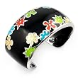 Black With Multi-Color Designo Cuff Bangle