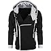 Coofandy Men's Fashion Thicken Hoodie Casual Sweatshirts Slim Fit Jacket