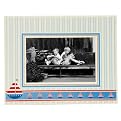 Stripe/Sailboat Frame - Blue (4x6")