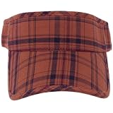  : over-dyed plaid visor