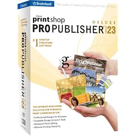 Click here to buy The Print Shop 23 Pro Publisher Deluxe by Encore.