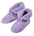 Women's Plush Chenille Slippers, Large, Lavender