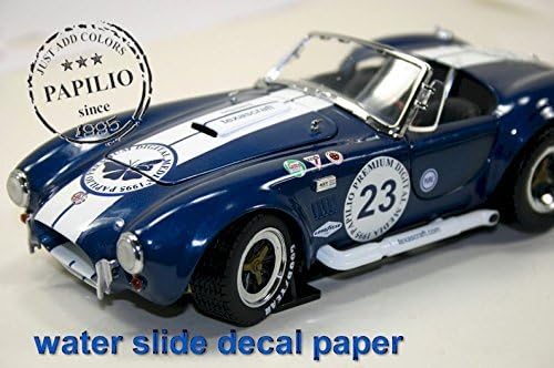 Papilio Inkjet Clear Waterslide Decal Paper 5 Sheets by Papilio