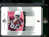 2003 SP Authentic Anquan Boldin Authentic Threads Jersey Arizona Cardinals Football Card - Mint Condition - Shipped In Protective Display Case