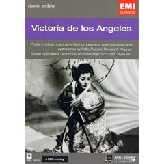 Victoria de Los Angeles : Lieder