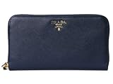 PRADA �v���_ �����z 1M0506 QWA F0E93 DENIM SAFFIANO METAL �l�C�r�[�u���[ ���E���h�t�@�X�i�[ �w�A�E�g���b�g�i�x[���s�A���i]