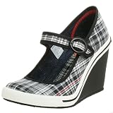 Rocket Dog Womens Gumdrop Pump,Black Plaid,8 M