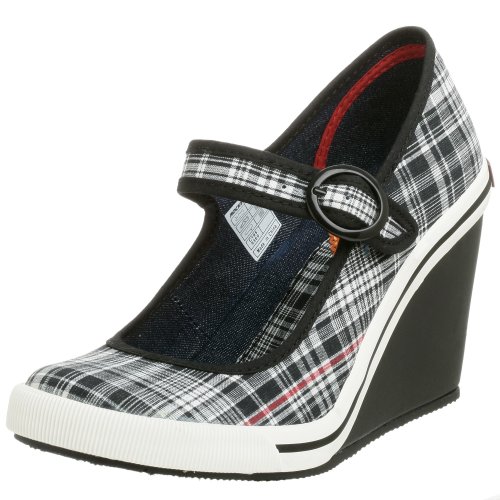 Rocket Dog Women's Gumdrop Pump,Black Plaid,8.5 M