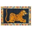 EXP Hand-Knotted Tibetan Methok Tiger Wool Area Rug 5' x 2'6"