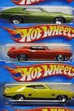 Hot Wheels Diecast 69 Cougar Eliminator - 72 Gran Torino - 73 Falcon XB 5 Spk 1/64 Scale