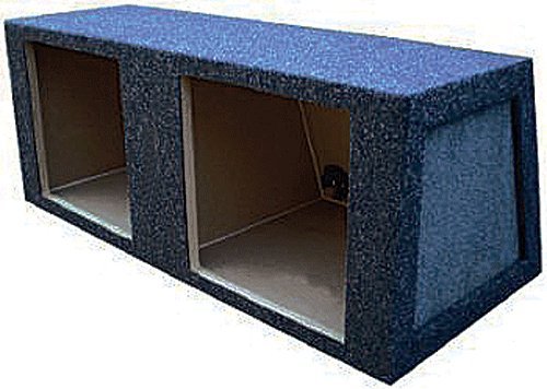 Absolute KSB12D 12 Dual Square Hole Subwoofer Enclosure for KICKER Solo-Baric Subwoofer or other Subuwoofers