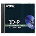 TDK BD-R 4x 50GB Blu-ray Disc J/C (T78009)