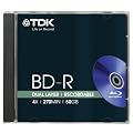TDK Blu-ray BD-R DL 50GB 1-4x Jewelcase- Supporto Blu-ray vergine
