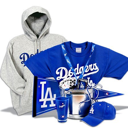 Los Angeles Dodgers Gift Basket Deluxe