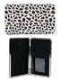 Designer White Cheetah Faux Fur Clutch Opera Flat Wallet