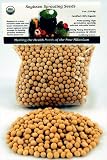 8 Oz. Certified Organic Dried Soy Beans - Soybeans Are Perfect For: Sprouting, Planting, Gardening, Cooking, Making Soymilk, Tofu & Other Soy Products. High Germination Sprout Seeds. All Natural Soybeans Are High in Vitamins, Minerals and Other Nutrients. Excellent for Food Storage & Emergency Supplies.