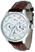 Adee Kaye Men's Dual Time Retrograde Automatic Watch with Power Reserve Indicator Model AK-5003-M7