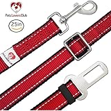 PetsLovers Premium Dog Seatbelt - Best for Dog, Cat Safety in Car - 15-25in Adjustable Length, Durable Nylon