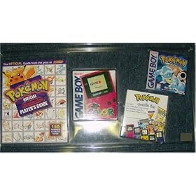 Pokemon Game Boy Color Bundle, Includes: Berry Gameboy Color, Pokemon Blue, Official Ninteno Player's Guide