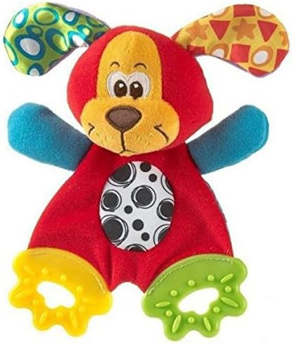 Cute Mouse Baby Toys Learning &amp; Education Soft Toy with Teether and Ring Paper suit for 0-12 Months