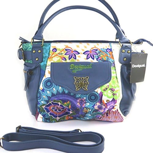 'french touch' bag 'Desigual'blue multicoloured.